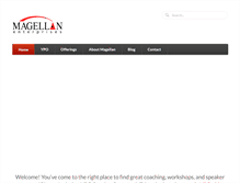 Tablet Screenshot of magellangj.com